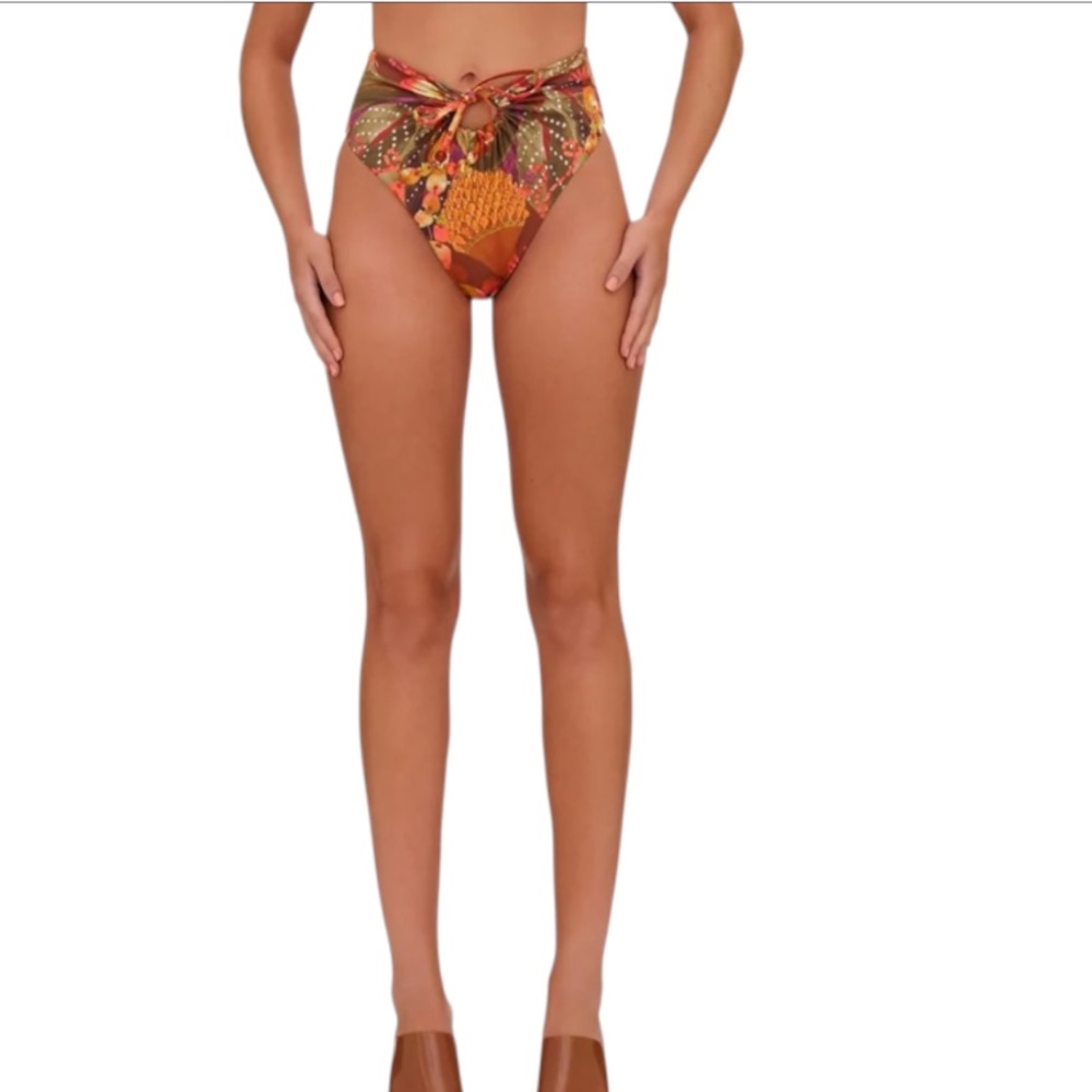 Andrea Iyamah Anthropologie UWA Reversible Bikini Bottom Kola Print Women’s XS